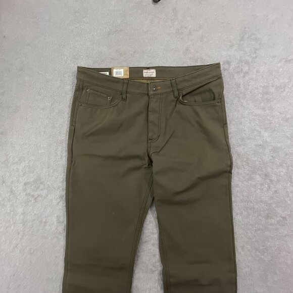 NEW Weatherproof Vintage Mens 36x30 Regular Fit Lined Pants Green - Picture 9 of 11